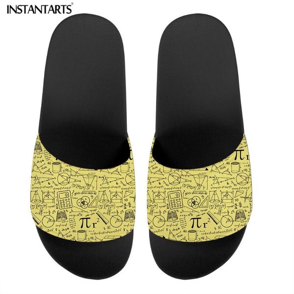 slippers instantarts men shoes math pattern summer bathroom slides female couple beach sandals open toe flip-flops teen, Black
slippers instantarts men shoes math pattern summer bathroom slides female couple beach sandals open toe flip-flops teen, Black