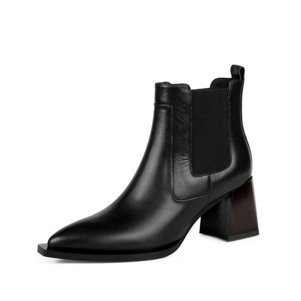 boots fashion women est genuine leather high heels elastic band ladies working party shoes woman black brown
boots fashion women est genuine leather high heels elastic band ladies working party shoes woman black brown