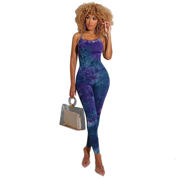 women tie-dye printed sport wear jumpsuits fashion halter backless sleeveless ny pencil rompers summer test, Black;white
women tie-dye printed sport wear jumpsuits fashion halter backless sleeveless ny pencil rompers summer test, Black;white