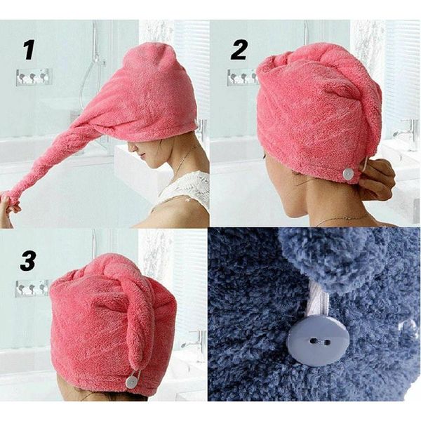 shower caps 1pc hair drying turban cotton fast dryer towels bath wrap hat quick cap dry for home supplies
shower caps 1pc hair drying turban cotton fast dryer towels bath wrap hat quick cap dry for home supplies