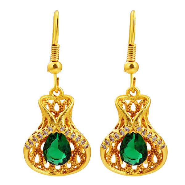 ruby/emerald creative lucky bag long dangle earrings inlaid zircon 18k yellow gold filled women gift, Silver
ruby/emerald creative lucky bag long dangle earrings inlaid zircon 18k yellow gold filled women gift, Silver