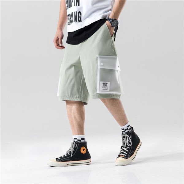 mens hip hop patchwork loose fit cargo shorts streetwear male harajuku casual pockets short joggers sweatpants, White;black
mens hip hop patchwork loose fit cargo shorts streetwear male harajuku casual pockets short joggers sweatpants, White;black