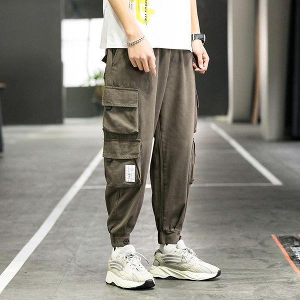 men's pants big pocket cargo harem casual trousers male hip hop men jogger sweatpants fashion streetwear oversized, Black
men's pants big pocket cargo harem casual trousers male hip hop men jogger sweatpants fashion streetwear oversized, Black