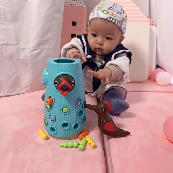 Funny Interactive Play Parents Kids With Insects Magnetic Bird Life Like Early Educational Woodpecker Toy Eating Worm Catching
Funny Interactive Play Parents Kids With Insects Magnetic Bird Life Like Early Educational Woodpecker Toy Eating Worm Catching