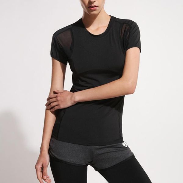 resistance bands women's fitness elastic yoga cross cold shoulder short sleeve splice mesh clubwear party t-shirt - size (black)
resistance bands women's fitness elastic yoga cross cold shoulder short sleeve splice mesh clubwear party t-shirt - size (black)