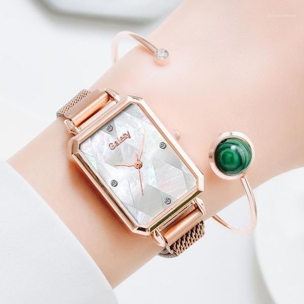 wristwatches fashion women magnetic watches luxury shell dial ladies dress bracelet quartz wristwatch square watch relogio feminino, Slivery;brown
wristwatches fashion women magnetic watches luxury shell dial ladies dress bracelet quartz wristwatch square watch relogio feminino, Slivery;brown