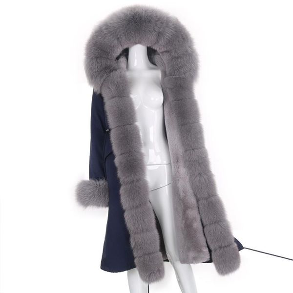 women's fur & faux 2021 winter jacket 7xl women real coat natural collar x-long parkas big outerwear detachable, Black
women's fur & faux 2021 winter jacket 7xl women real coat natural collar x-long parkas big outerwear detachable, Black