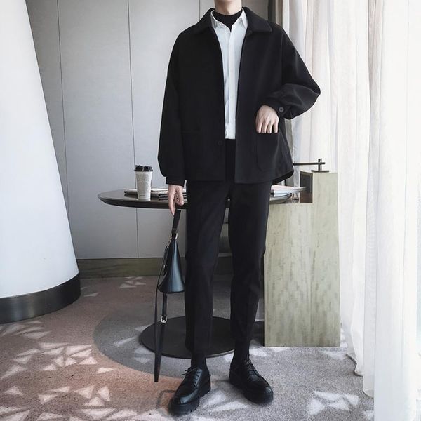 men's tracksuits casual loose men sets korean style fashion cardigan long sleeve plus size sudaderas hombre clothing db60tz, Gray
men's tracksuits casual loose men sets korean style fashion cardigan long sleeve plus size sudaderas hombre clothing db60tz, Gray