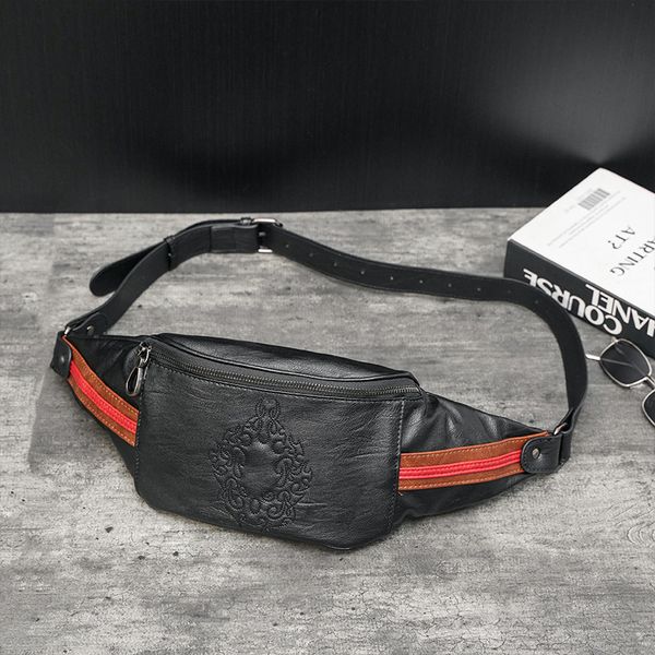 wallet korean simple chest bag personalized pattern men's and women's fashion small waist rear backpack single shoulder, Red;black
wallet korean simple chest bag personalized pattern men's and women's fashion small waist rear backpack single shoulder, Red;black