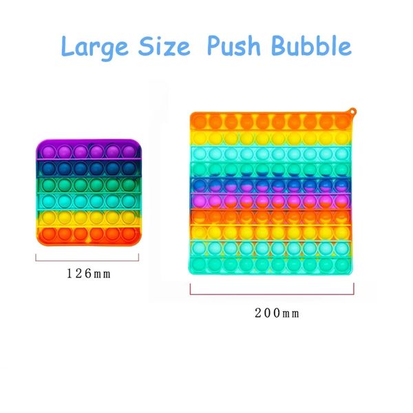 large size 20cm big rainbow push bubble fidget toys oversize sensory stress reliever toy kids gifts wholesale
large size 20cm big rainbow push bubble fidget toys oversize sensory stress reliever toy kids gifts wholesale