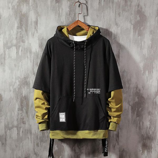 drop streetwear mens hoodies sweatshirts ribbons casual hooded sweatshirt men 2021 spring pullover men's &, Black
drop streetwear mens hoodies sweatshirts ribbons casual hooded sweatshirt men 2021 spring pullover men's &, Black