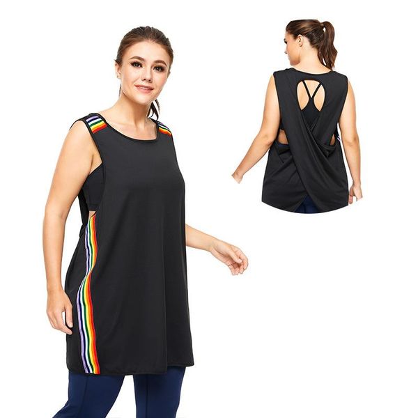 yoga outfit plus size loose women sportwear sleeveless fitness shirt cross back workout sport for woman gym running wear
yoga outfit plus size loose women sportwear sleeveless fitness shirt cross back workout sport for woman gym running wear
