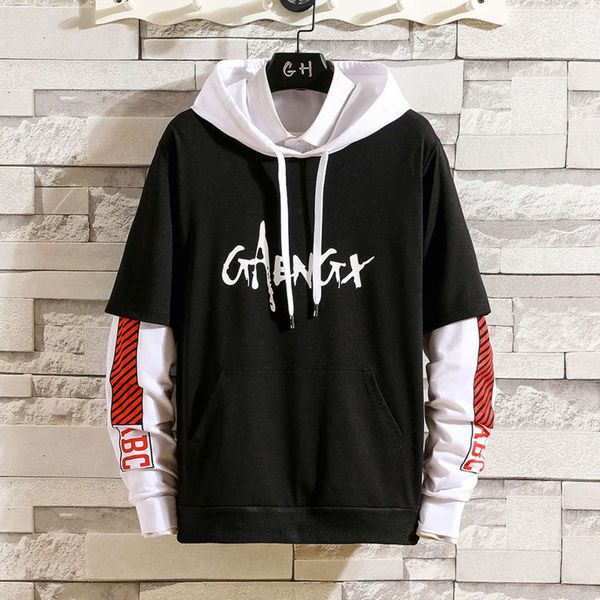 hoodies & sweatshirts letter sweater men's fake two-piece hooded style in love qi0u, Black
hoodies & sweatshirts letter sweater men's fake two-piece hooded style in love qi0u, Black