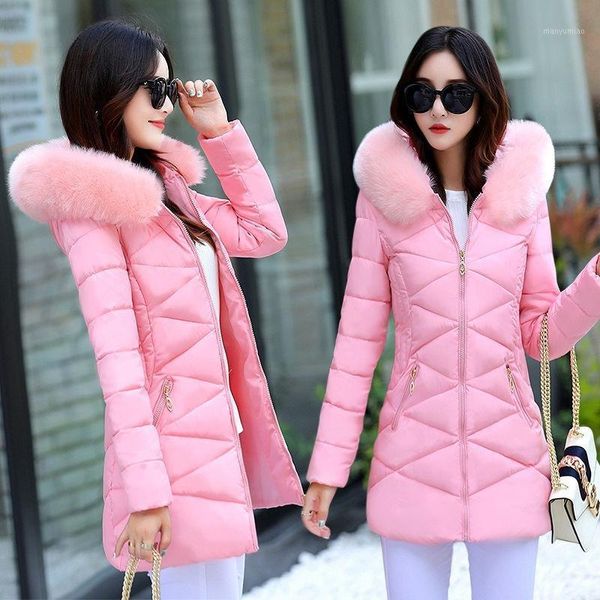 women's down & parkas winter clothes women 2021 fur collar hooded cotton padded jacket female thicken warm coat jaqueta feminina invern, Black
women's down & parkas winter clothes women 2021 fur collar hooded cotton padded jacket female thicken warm coat jaqueta feminina invern, Black