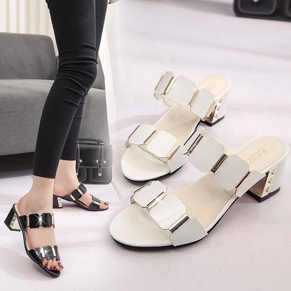 slippers female summer shoes open toe mules for women sandals fashion bride or bridesmaid heels zapatos de mujer, Black
slippers female summer shoes open toe mules for women sandals fashion bride or bridesmaid heels zapatos de mujer, Black