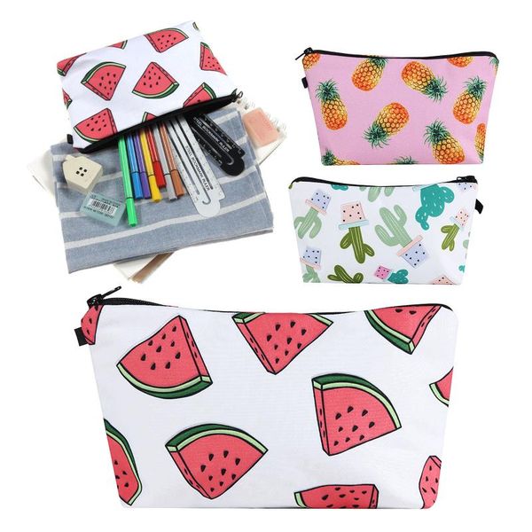 storage bags cute watermelon pineapple printing cosmetic bag women adorable cartoon roomy makeup girl travel waterproof toiletry
storage bags cute watermelon pineapple printing cosmetic bag women adorable cartoon roomy makeup girl travel waterproof toiletry