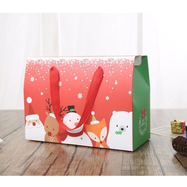 pcs christmas gift box packaging case gifts open design paper container storage pouch with handles - large size wrap
pcs christmas gift box packaging case gifts open design paper container storage pouch with handles - large size wrap