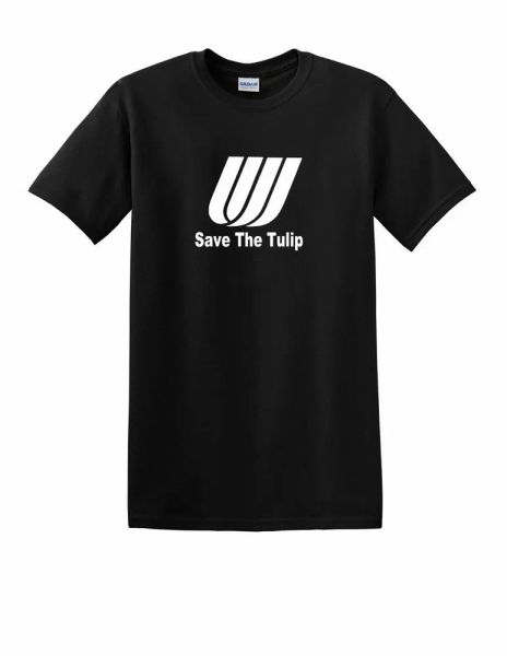 united airlines save the tulip retro white logo tee us black cotton t-shirt, White;black
united airlines save the tulip retro white logo tee us black cotton t-shirt, White;black