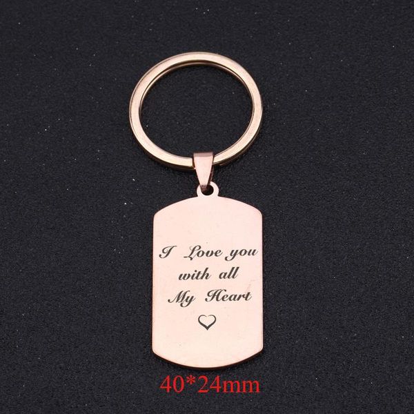 keychains love keychain for lover jewelry stainless steel tag engraved i you with all my heart couple exclusive accessories, Silver
keychains love keychain for lover jewelry stainless steel tag engraved i you with all my heart couple exclusive accessories, Silver