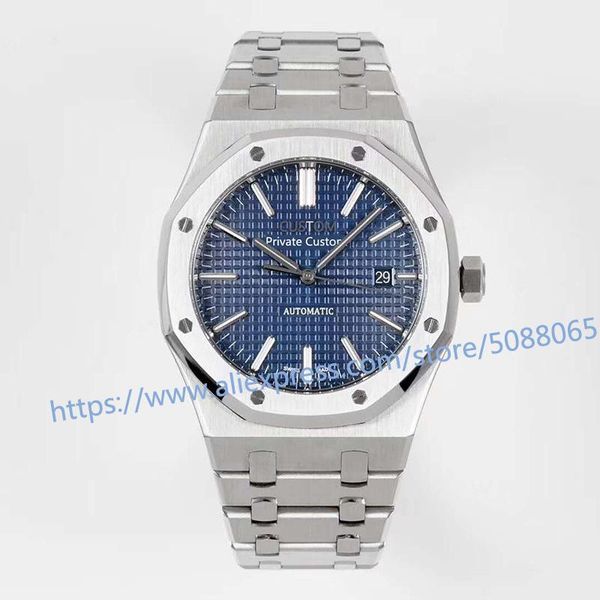 wristwatches watch men 41mm sport automatic mechanical watches luminous calendar blue stainless steel 22, Slivery;brown
wristwatches watch men 41mm sport automatic mechanical watches luminous calendar blue stainless steel 22, Slivery;brown