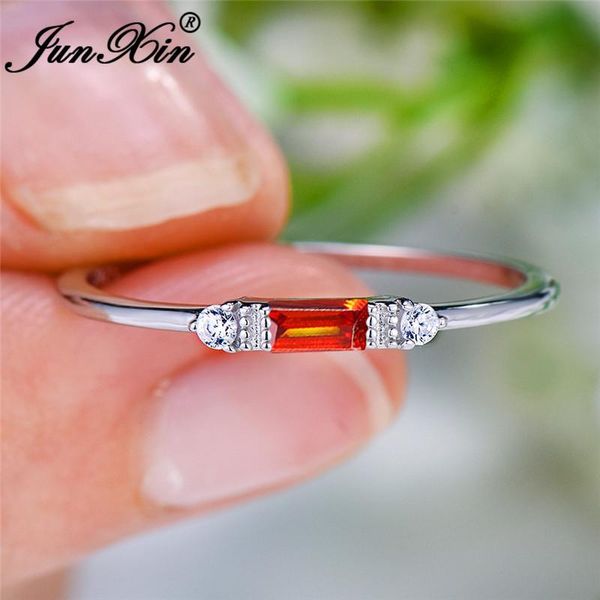 wedding rings real 925 sterling silver ring small rectangle red stone thin for women bands black rose gold stacking jewelry, Slivery;golden
wedding rings real 925 sterling silver ring small rectangle red stone thin for women bands black rose gold stacking jewelry, Slivery;golden