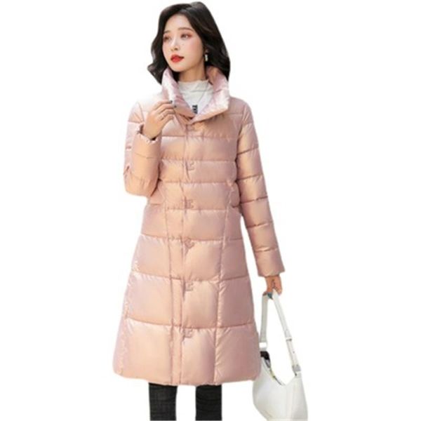 women's down & parkas 2021 winter slim fashion mid-length padded jacket parker thick warmth stand-up collar shiny cotton t36, Black
women's down & parkas 2021 winter slim fashion mid-length padded jacket parker thick warmth stand-up collar shiny cotton t36, Black