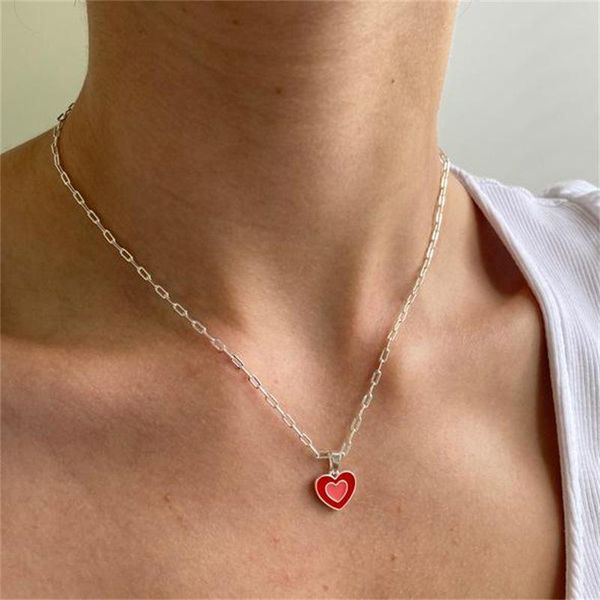 chains love pendant necklace gold plated crystal round two-tone peach heart clavicle chain commemorative gift lady, Silver
chains love pendant necklace gold plated crystal round two-tone peach heart clavicle chain commemorative gift lady, Silver