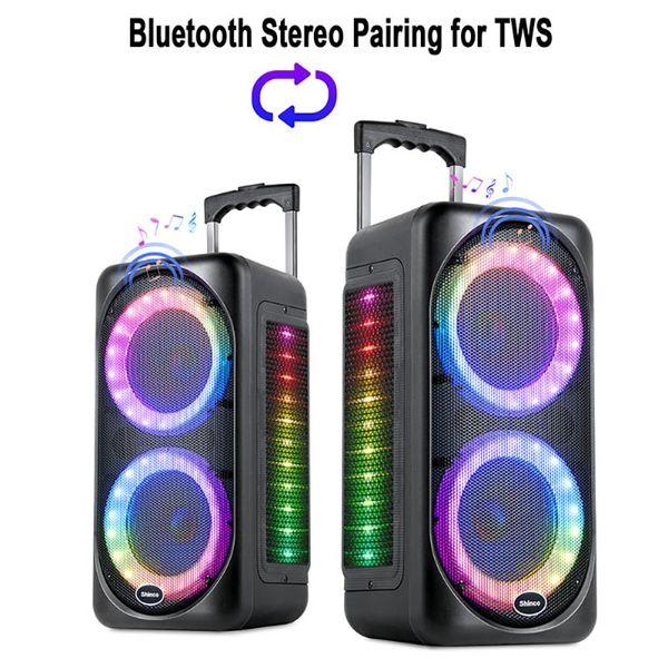 bluetooth wireless speaker portable trolley music subwoofer speakers sound box support mic fm radio tf usb with power light
bluetooth wireless speaker portable trolley music subwoofer speakers sound box support mic fm radio tf usb with power light