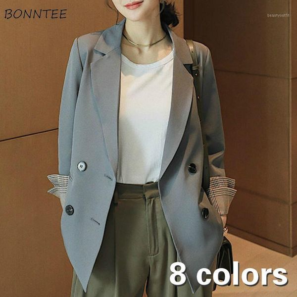 blazers women temperament double breasted patchwork loose elegant fall design classy pocket notched office lady clothes women's suits &, White;black
blazers women temperament double breasted patchwork loose elegant fall design classy pocket notched office lady clothes women's suits &, White;black