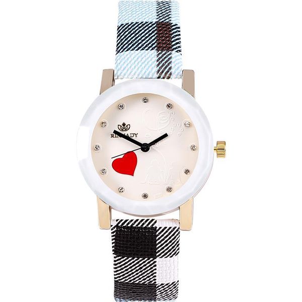 wristwatches plaid style strap heart women quartz watch shape classic analog luxury fashion leather sport ladies watches, Slivery;brown
wristwatches plaid style strap heart women quartz watch shape classic analog luxury fashion leather sport ladies watches, Slivery;brown