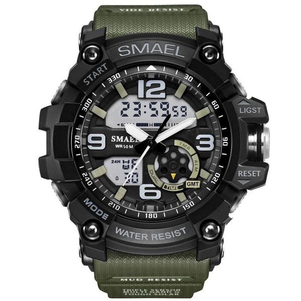 smael simaier wrist watch motion outdoors waterproof more function man electronic creative watches wristwatches, Slivery;brown
smael simaier wrist watch motion outdoors waterproof more function man electronic creative watches wristwatches, Slivery;brown