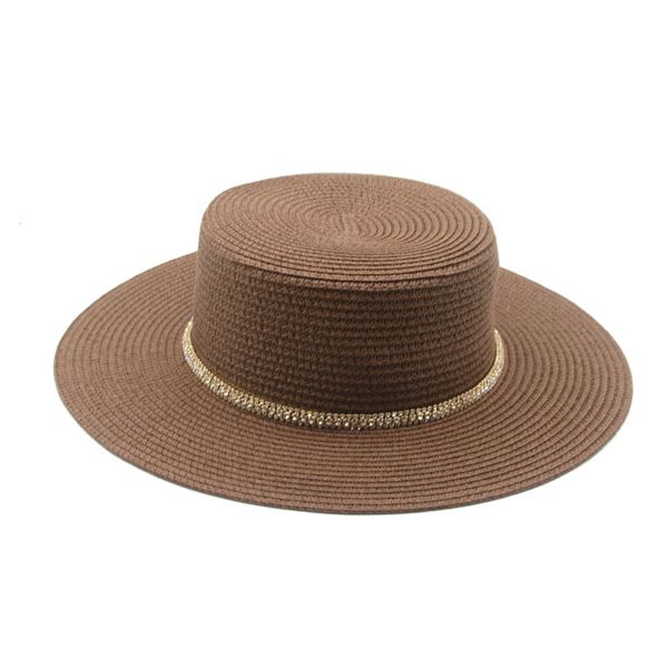 straw hats summer spring wide brim flat solid camel khaki black summer women hats belt chain casual outdoor women sun hats, Blue;gray
straw hats summer spring wide brim flat solid camel khaki black summer women hats belt chain casual outdoor women sun hats, Blue;gray