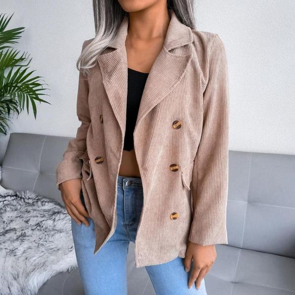 women's suits & blazers elegant office lady blazer solid color turndown collar autumn winter buttons lapel coat for women daily wear, White;black
women's suits & blazers elegant office lady blazer solid color turndown collar autumn winter buttons lapel coat for women daily wear, White;black