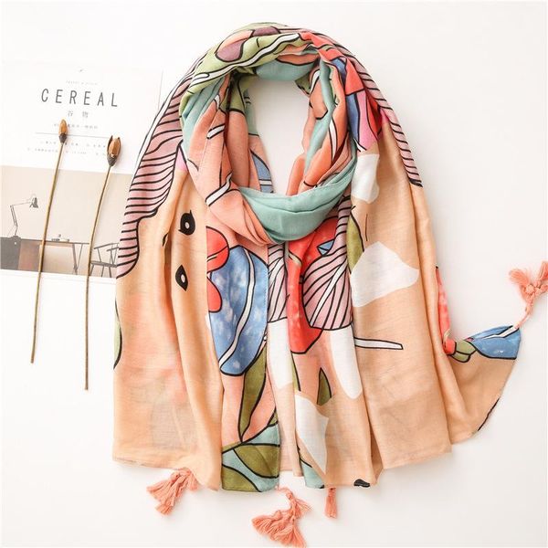 scarves abstract cartoon koala cotton and linen scarf female spring autumn long travel vacation summer sunscreen shawl dual-use, Blue;gray
scarves abstract cartoon koala cotton and linen scarf female spring autumn long travel vacation summer sunscreen shawl dual-use, Blue;gray