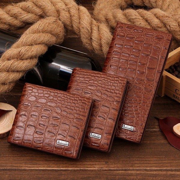 men wallets medium long business leather crocodile pattern short coin purse package with multi-card slots, Red;black
men wallets medium long business leather crocodile pattern short coin purse package with multi-card slots, Red;black