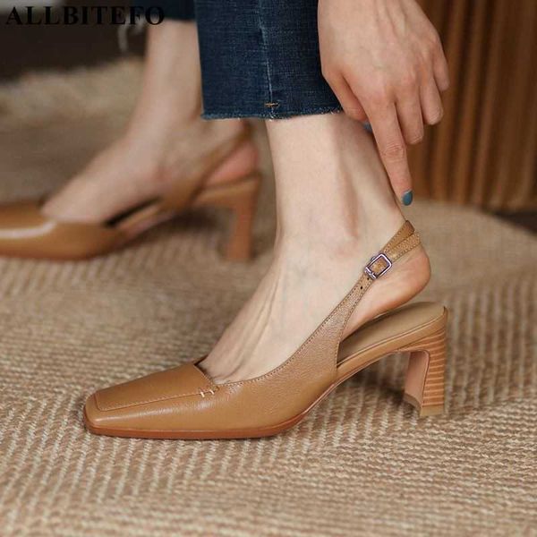 allbitefo square toe expose the heel soft genuine leather summer women heels sandals fashion girls shoes sandals for girls 210611, Black
allbitefo square toe expose the heel soft genuine leather summer women heels sandals fashion girls shoes sandals for girls 210611, Black