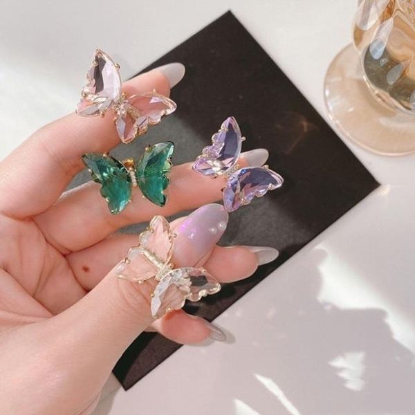 cluster rings vintage glass crystal butterfly for women shine adjustable opening finger weddings party jewelry gifts, Golden;silver
cluster rings vintage glass crystal butterfly for women shine adjustable opening finger weddings party jewelry gifts, Golden;silver