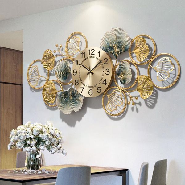 chinese luxury wrought iron ginkgo leaf wall clocks home livingroom mural decoration porch background hanging crafts
chinese luxury wrought iron ginkgo leaf wall clocks home livingroom mural decoration porch background hanging crafts