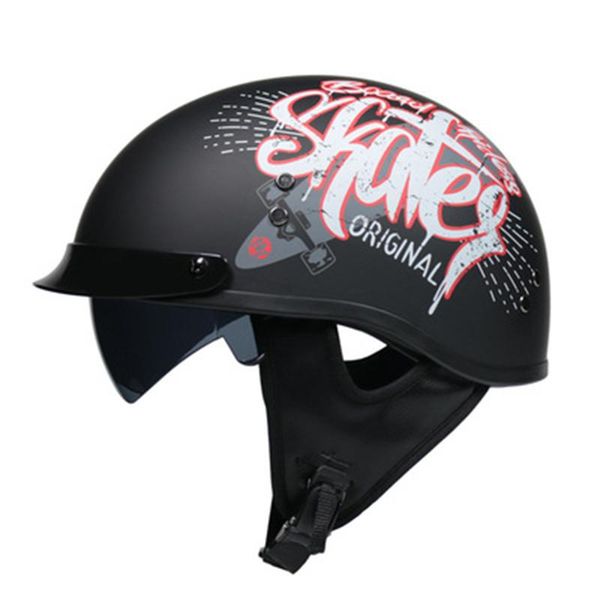 summer vintage half face motorcycle helmet casco casque moto retro motorbike helmets with inner sun visor
summer vintage half face motorcycle helmet casco casque moto retro motorbike helmets with inner sun visor