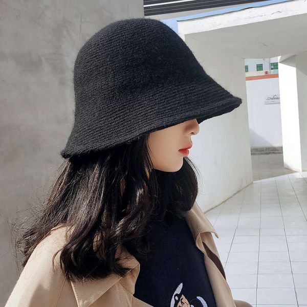 women's wool hat autumn and winter korean fashion versatile fisherman's knitting basin bucket 2021, Blue;gray
women's wool hat autumn and winter korean fashion versatile fisherman's knitting basin bucket 2021, Blue;gray