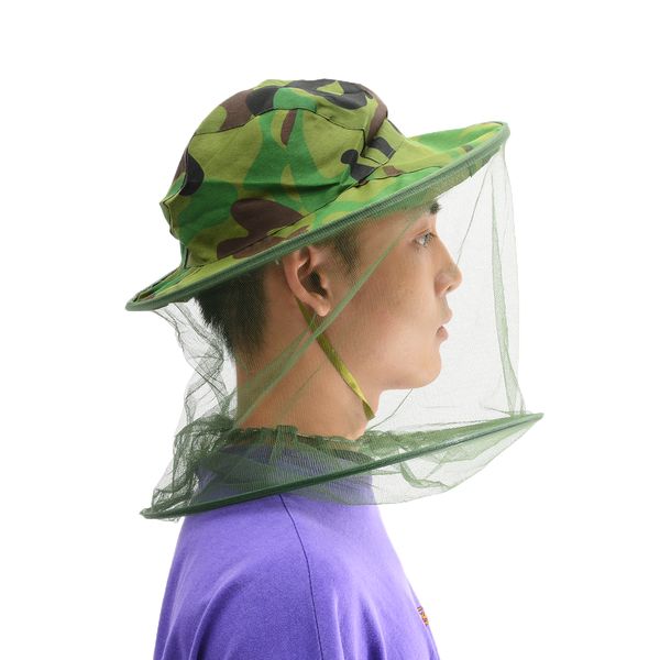 camouflage fishing hat beekeeping insects mosquito net prevention cap mesh fishing cap outdoor neck head cover protector, Blue;gray
camouflage fishing hat beekeeping insects mosquito net prevention cap mesh fishing cap outdoor neck head cover protector, Blue;gray