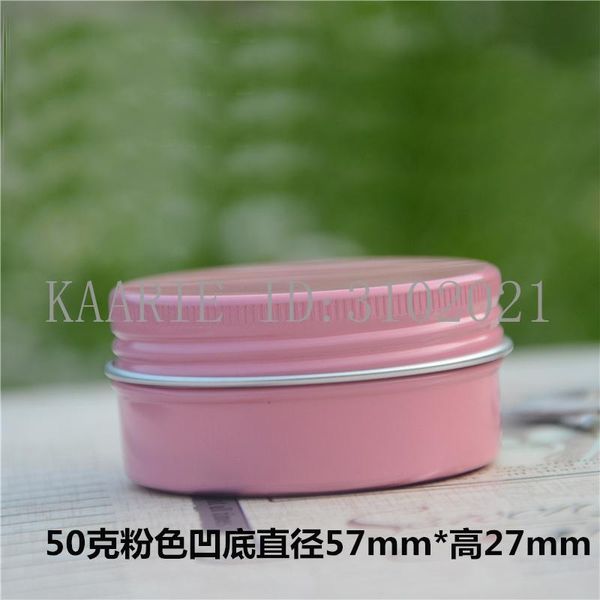 storage bottles & jars 50g refillable box pink empty round aluminum metal tin bottle 50ml cosmetic cream diy jar lipstick pot
storage bottles & jars 50g refillable box pink empty round aluminum metal tin bottle 50ml cosmetic cream diy jar lipstick pot
