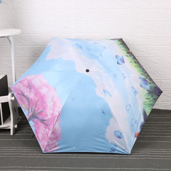 umbrellas sunscreen umbrella 8-bone tri-fold folding pencil uv protection parasol creative ladies gift
umbrellas sunscreen umbrella 8-bone tri-fold folding pencil uv protection parasol creative ladies gift