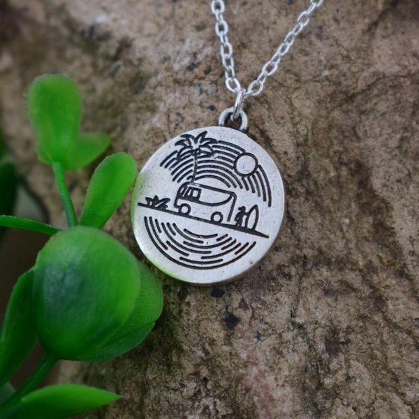 pendant necklaces sanlan surfer necklace a waiting for the perfect wave jewelry with bus sun, Silver
pendant necklaces sanlan surfer necklace a waiting for the perfect wave jewelry with bus sun, Silver
