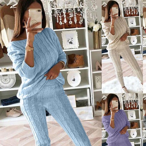 knitted women tracksuits sweaters pants 2 pieces sets fashion autumn winter two piece set knit outfit suits tracksuit clothing, Gray
knitted women tracksuits sweaters pants 2 pieces sets fashion autumn winter two piece set knit outfit suits tracksuit clothing, Gray