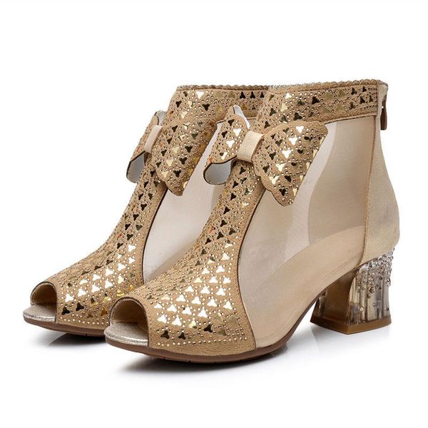 dress shoes high end sheepskin mesh cool boots women leather sandals summer elegant bow fashion thick heel, Black
dress shoes high end sheepskin mesh cool boots women leather sandals summer elegant bow fashion thick heel, Black