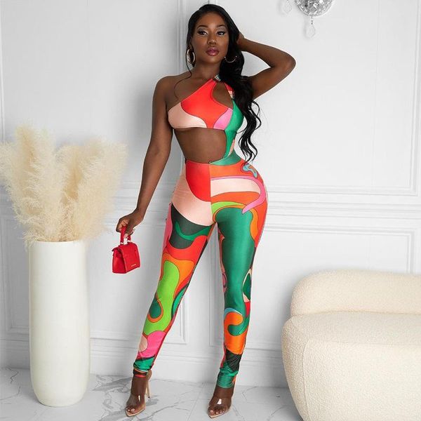 women's two piece pants fmzxg print hollow out jumpsuits for women sleevelss one shoulder skinny slim shaped waist streetwear female ou, White
women's two piece pants fmzxg print hollow out jumpsuits for women sleevelss one shoulder skinny slim shaped waist streetwear female ou, White