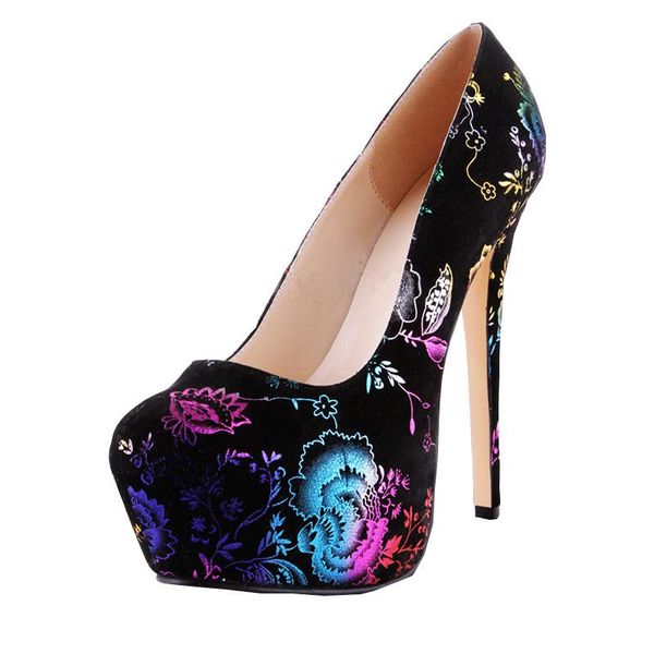 fashion high heel pump waterproof women's shoes 14.5cm party for woman plus size dress, Black
fashion high heel pump waterproof women's shoes 14.5cm party for woman plus size dress, Black