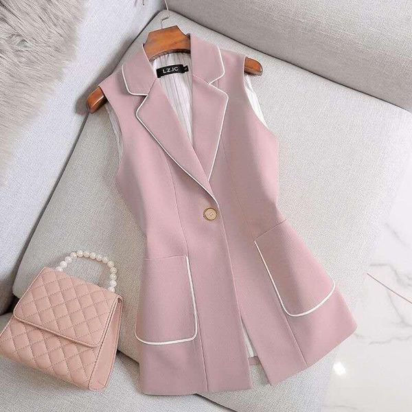 women's vests 2021 autumn vest women coat female waistcoat slim fashion sleeveless ladies coats pink, Black;white
women's vests 2021 autumn vest women coat female waistcoat slim fashion sleeveless ladies coats pink, Black;white