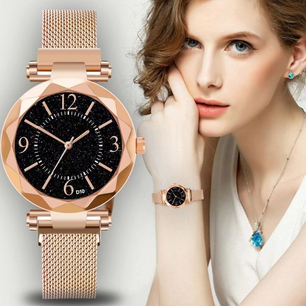 women watches watch starry sky bracelet magnetic stainless wristwatche ladies clock relogio feminino wristwatches, Slivery;brown
women watches watch starry sky bracelet magnetic stainless wristwatche ladies clock relogio feminino wristwatches, Slivery;brown